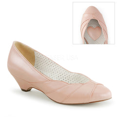 Pin Up Couture LULU-05 Baby Pink Retro-Inspired Pumps - Shoecup.com - 1
