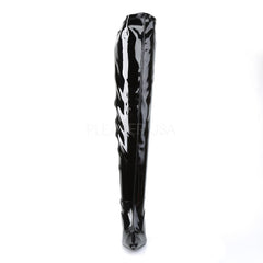 3" Heel LUST-3000X Black Pat (Wide Width & Calf)