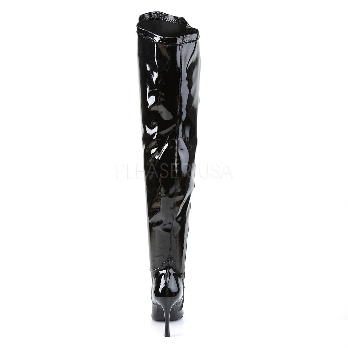 3" Heel LUST-3000X Black Pat (Wide Width & Calf)