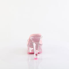 5 Inch Heel MARTINI-501 Clear Baby Pink