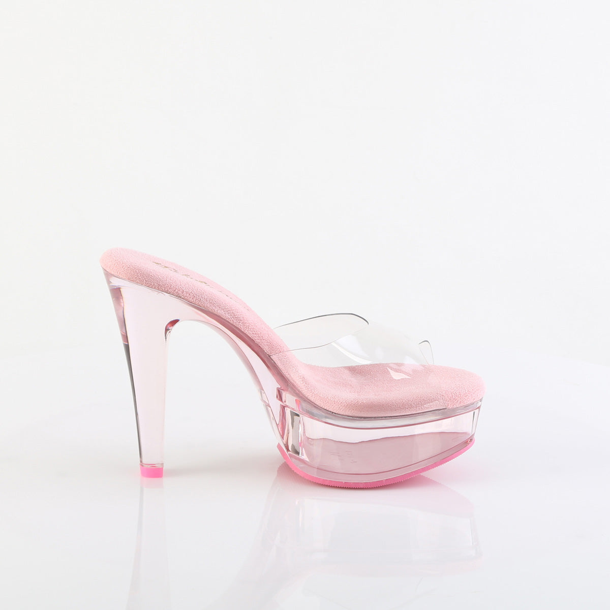 5 Inch Heel MARTINI-501 Clear Baby Pink