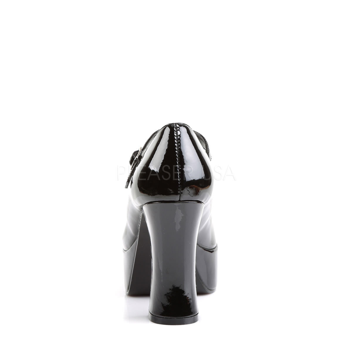 FUNTASMA MARYJANE-50 Black Pat MaryJane Pumps