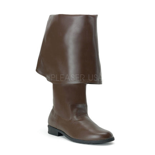 FUNTASMA MAVERICK-2045 Men's Brown Pu Pirate Boots - Shoecup.com