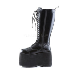 DEMONIA MEGA-602 Men's Black Pu Vegan Boots - Shoecup.com - 2