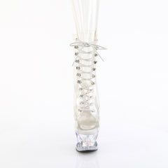 7 Inch Heel MOON-1021C-DIA Clear