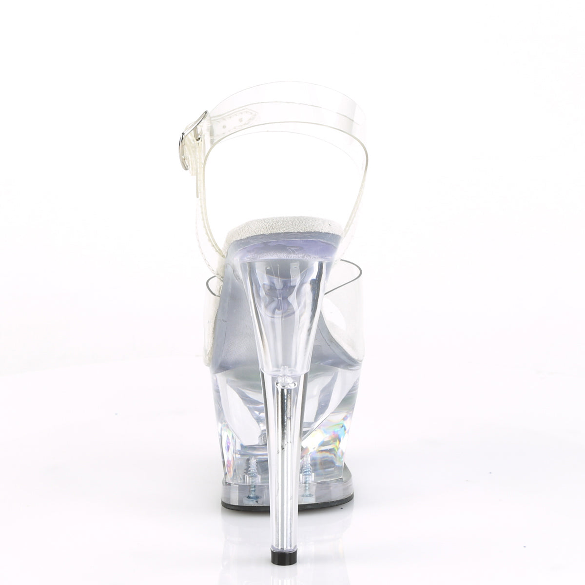 7 Inch Heel MOON-708DIA Clear