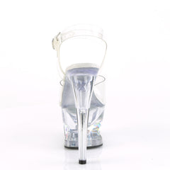 7 Inch Heel MOON-708DIA Clear