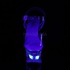 7 Inch Heel MOON-708RSS Clear