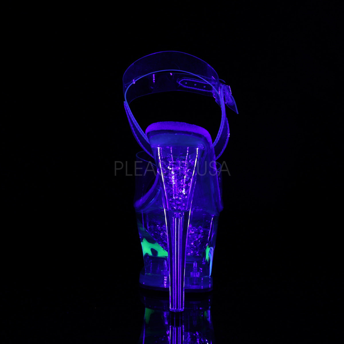7 Inch Heel MOON-708RSS Clear