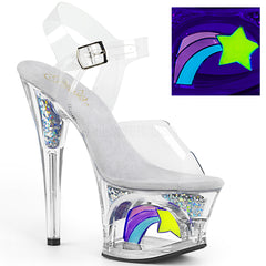 7" Heel MOON-708RSS Clear