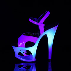 7 Inch Heel MOON-711MER Blue Ombre