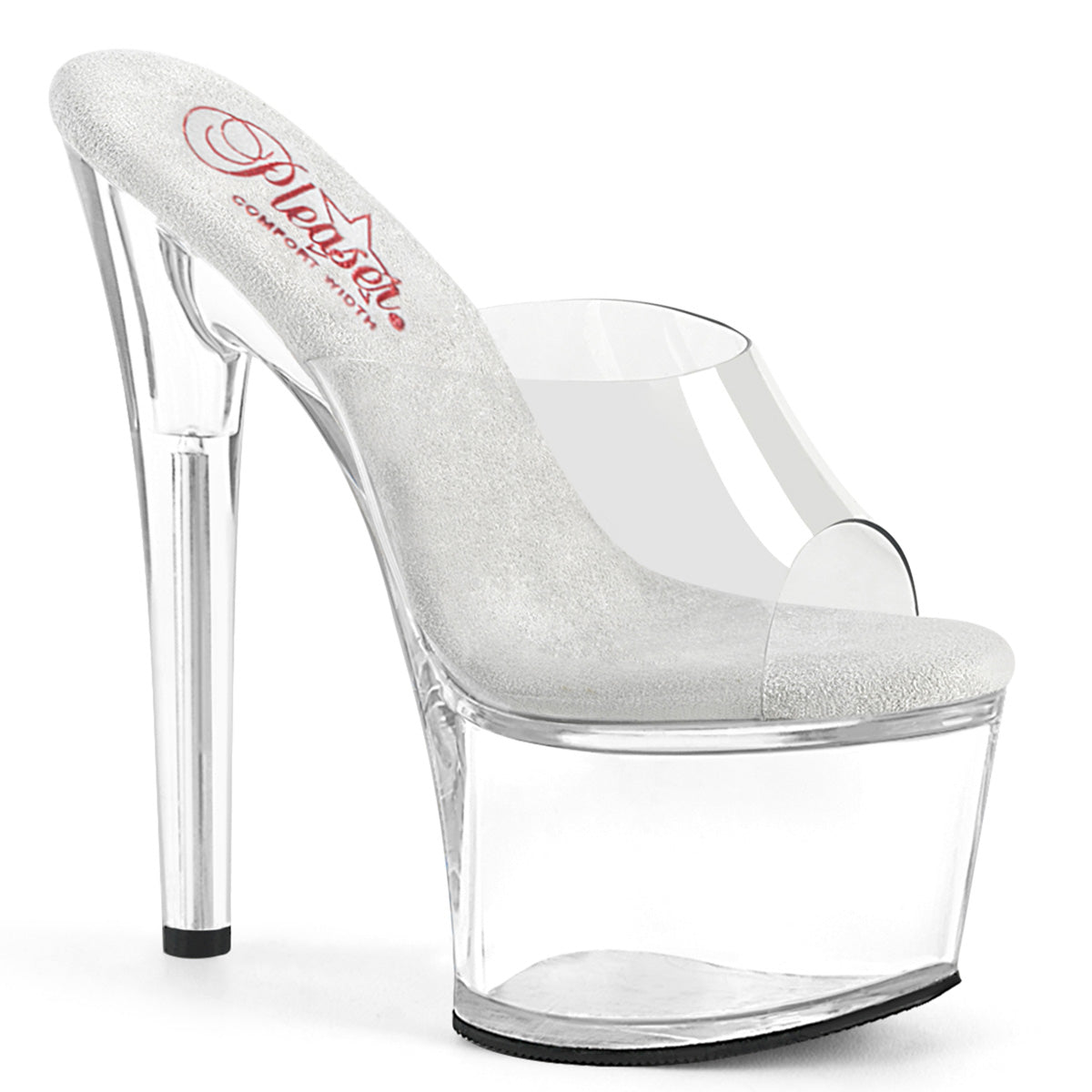7 Inch Heel PASSION-701 Clear
