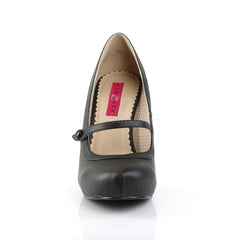 4 Inch Heel PINUP-01 Black Pu