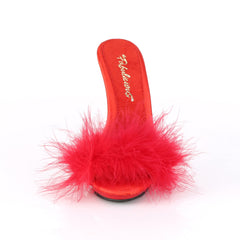 5 Inch Heel POISE-501F Red Fur