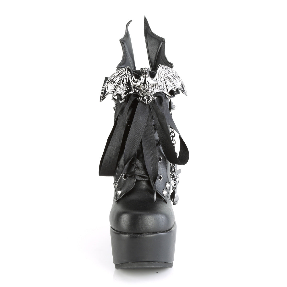 5 Inch Wedge Platform POISON-107 Black Pu