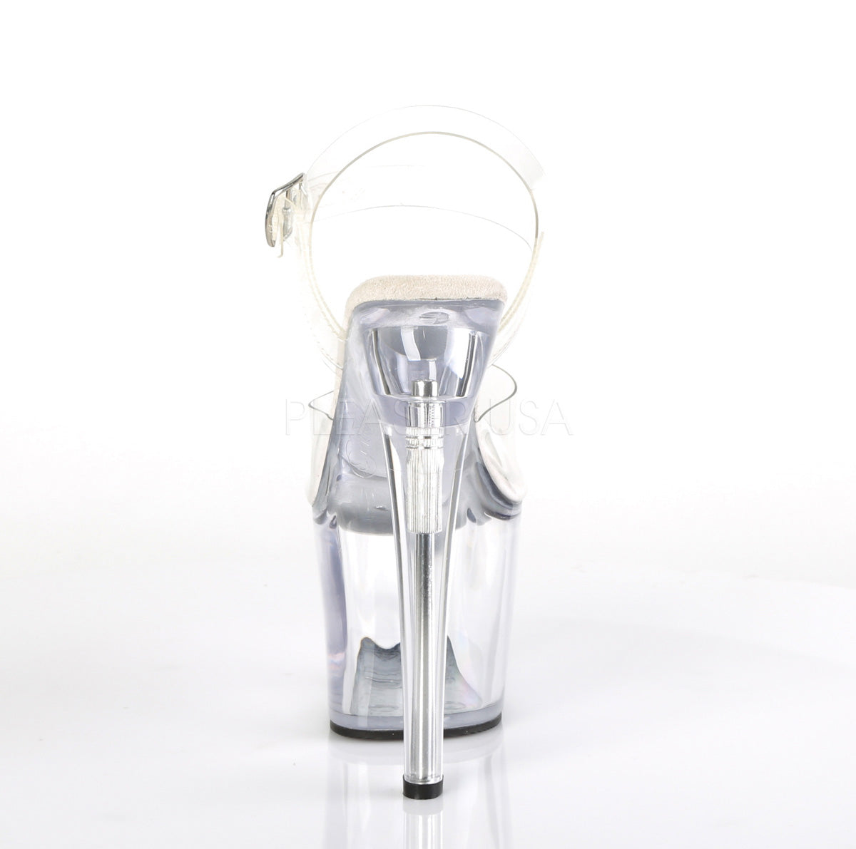 7 Inch Heel RADIANT-708 Clear
