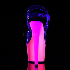 7 Inch Heel RAINBOW-308UV Clear