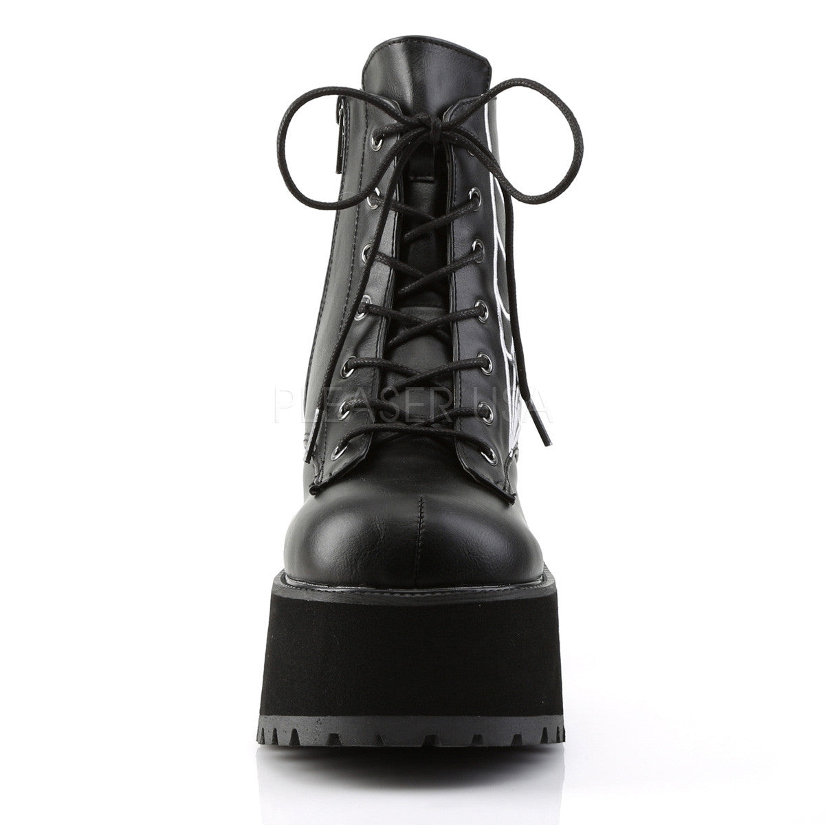 Demonia RANGER-105 Black Spider Web Platform Boots – Shoecup.com