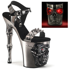 8 Inch Heel RAPTURE-812-LT Pewter