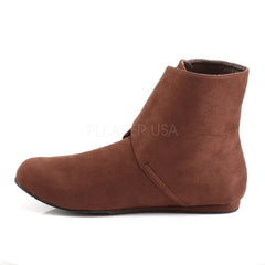 Men's Brown Microfiber Renaissance Ankle Boots