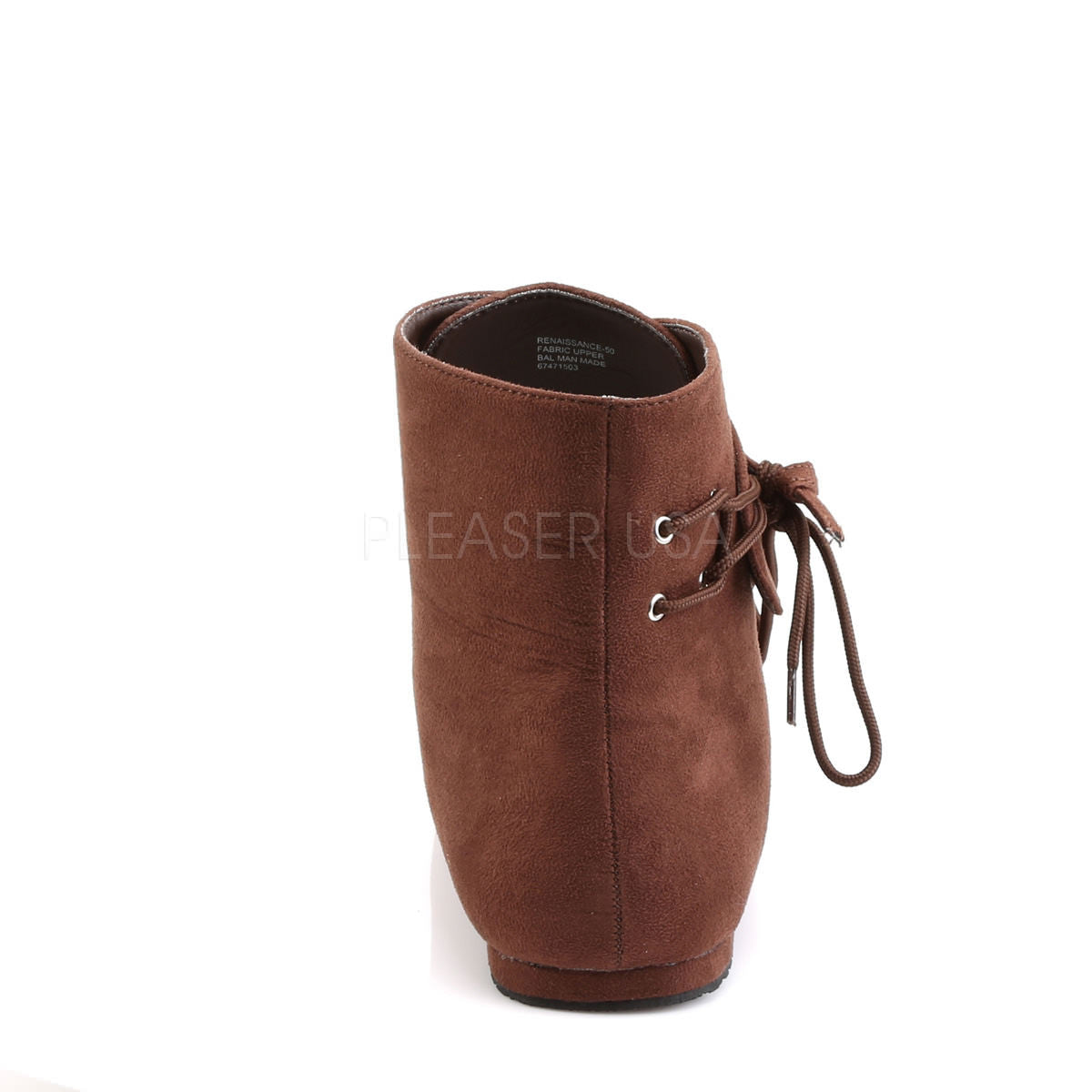 Men's Brown Microfiber Renaissance Ankle Boots