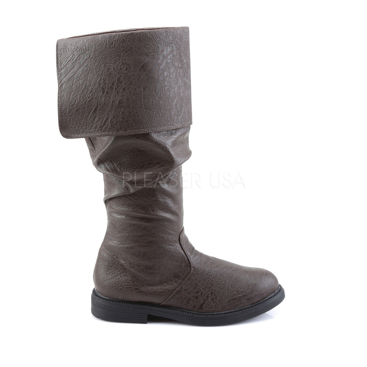 Men's Brown Renaissance Medieval Pirate Boots