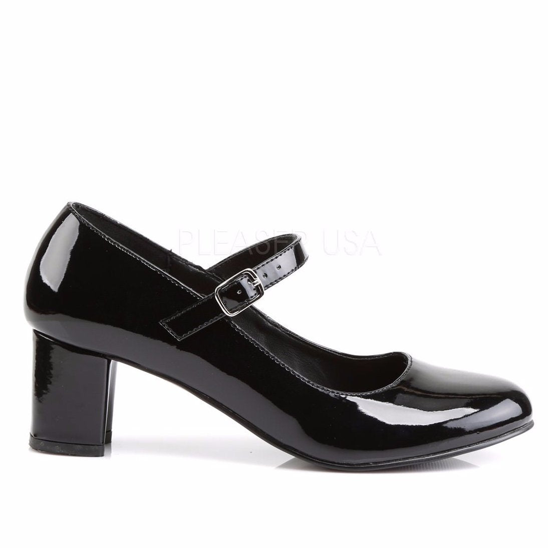 FUNTASMA SCHOOLGIRL-50 Black Pat Retro School Girl Shoes