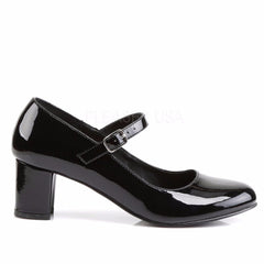 FUNTASMA SCHOOLGIRL-50 Black Pat Retro School Girl Shoes