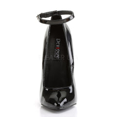 DEVIOUS SCREAM-12 Black Pat Pumps