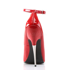 Devious SCREAM-12 Red Patent Pumps