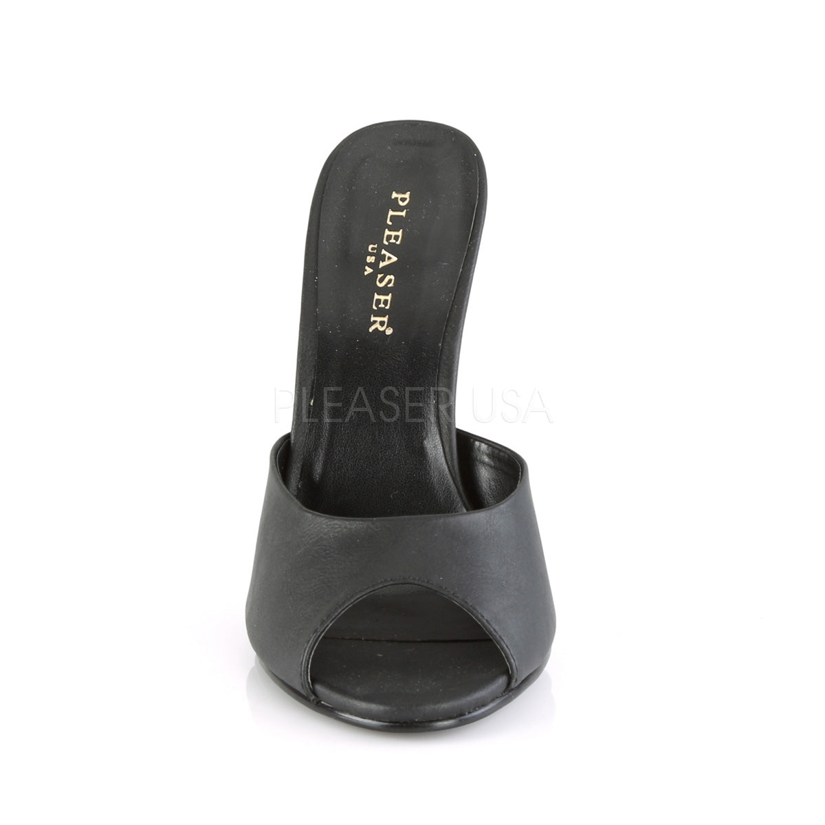 5 Inch Heel SEDUCE-101 Black Faux Leather