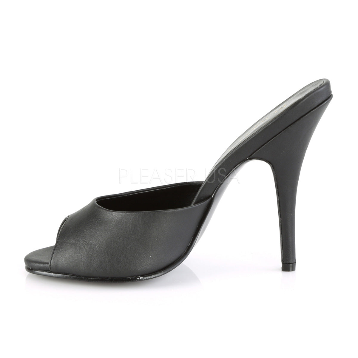 5 Inch Heel SEDUCE-101 Black Faux Leather