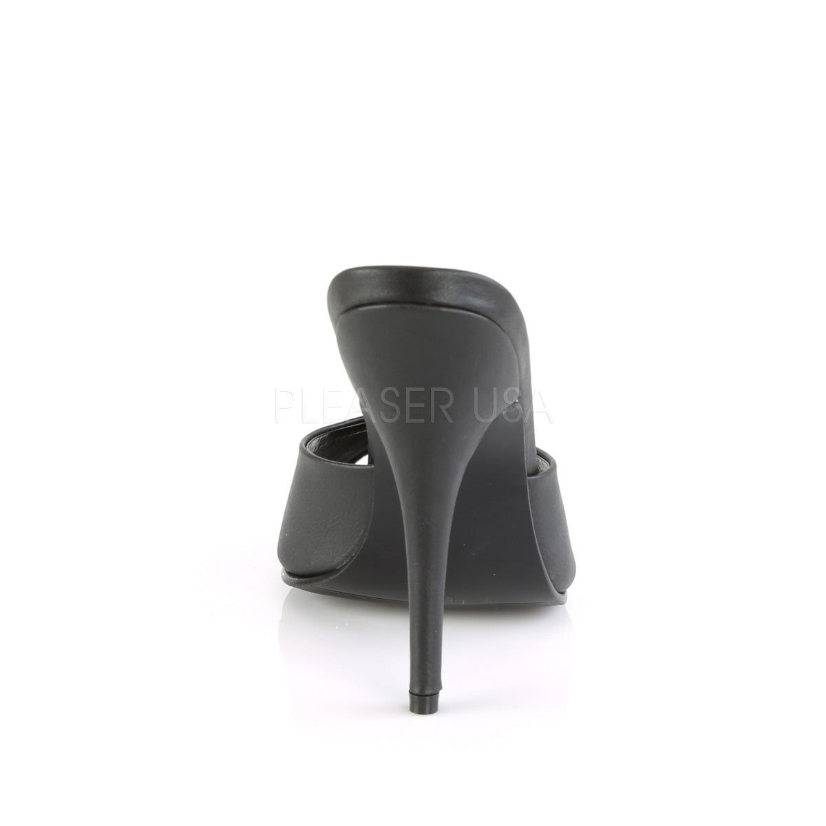 5 Inch Heel SEDUCE-101 Black Faux Leather