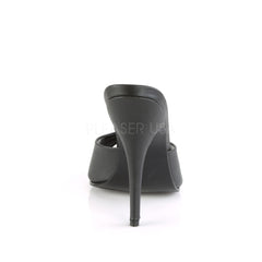 5 Inch Heel SEDUCE-101 Black Faux Leather