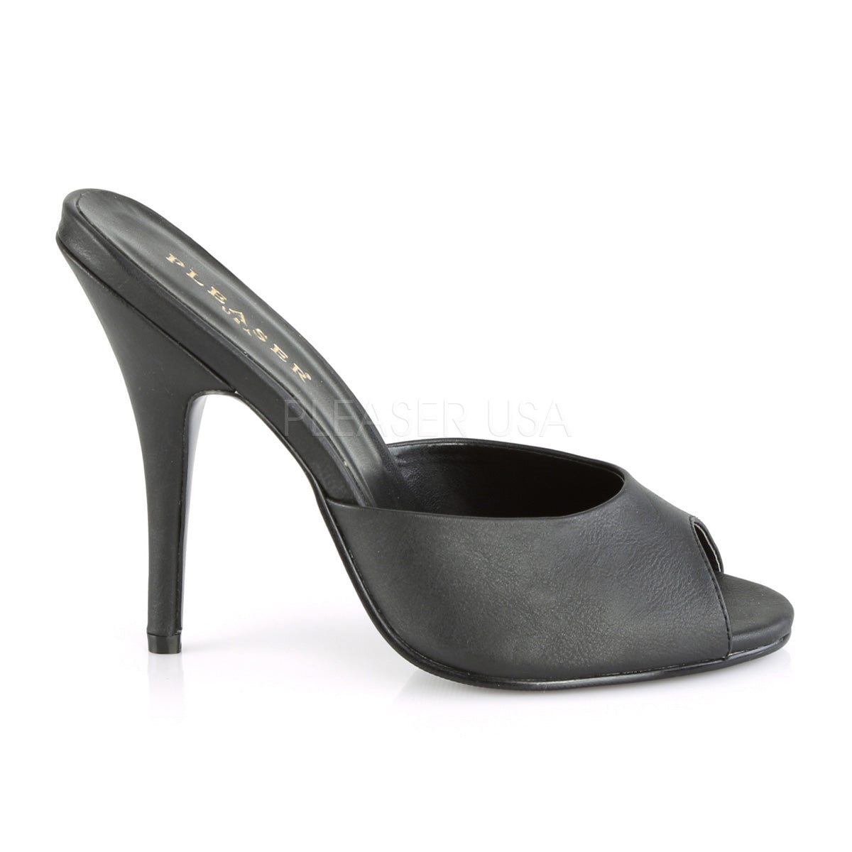 5 Inch Heel SEDUCE-101 Black Faux Leather