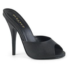 5" Heel SEDUCE-101 Black Faux Leather