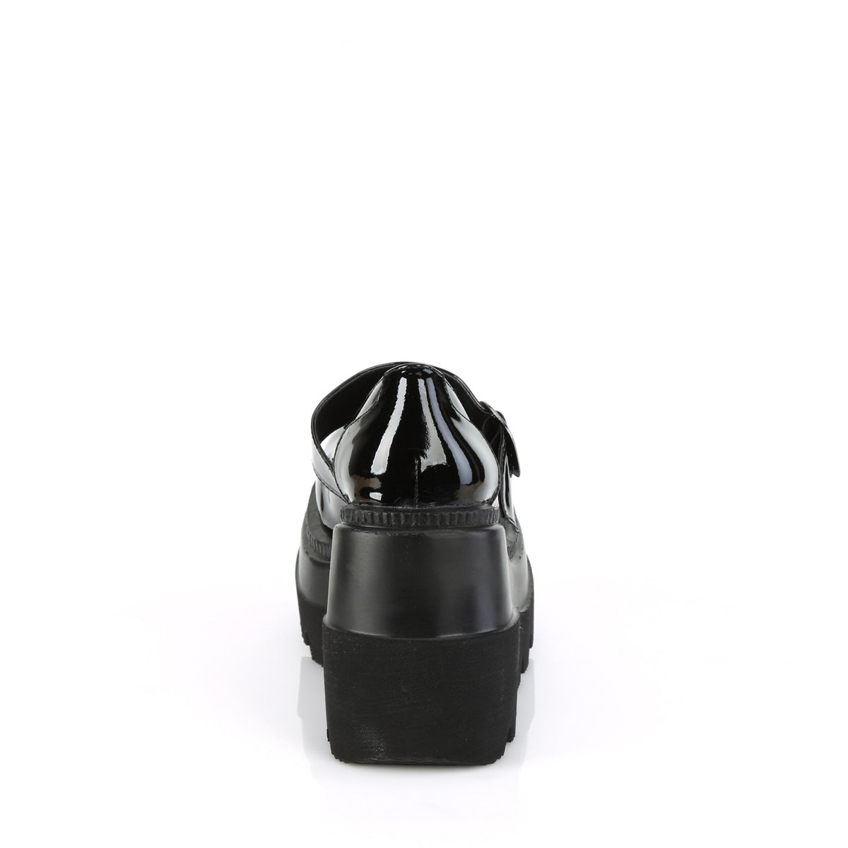 4 Inch Wedge Platform SHAKER-23 Black Patent