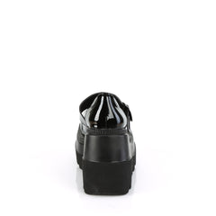 4 Inch Wedge Platform SHAKER-23 Black Patent