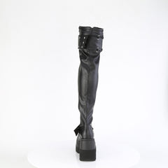 4 Inch Platform SHAKER-325 Black Pu