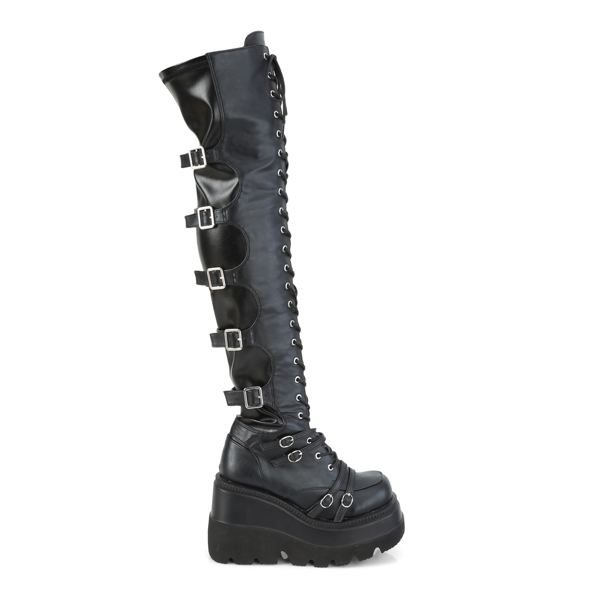 4 Inch Wedge Platform SHAKER-350 Black