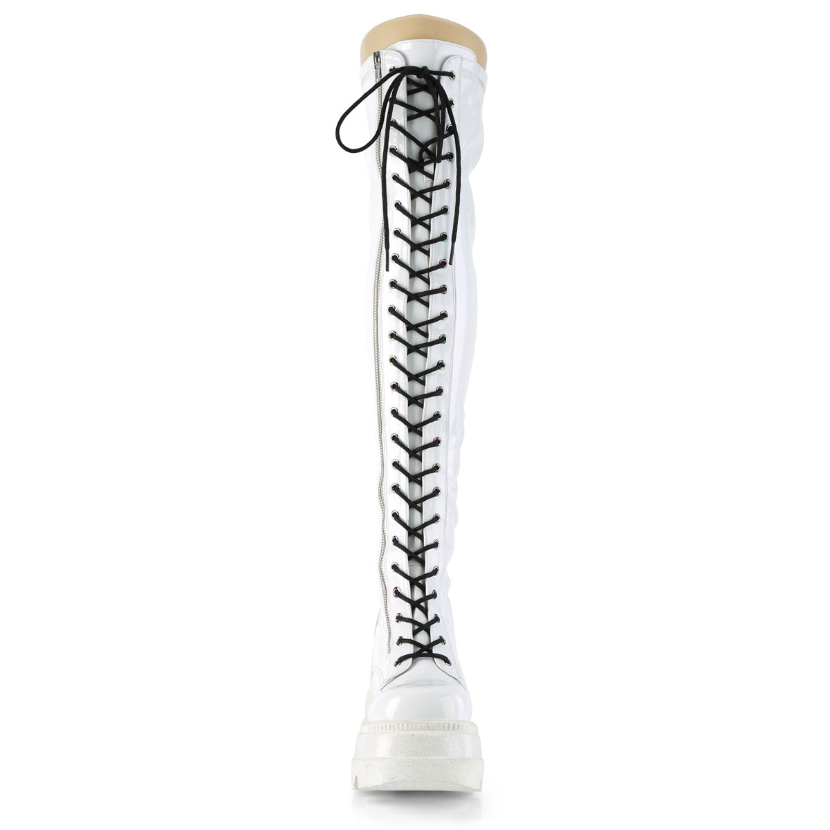 4 Inch Wedge Platform SHAKER-374 White