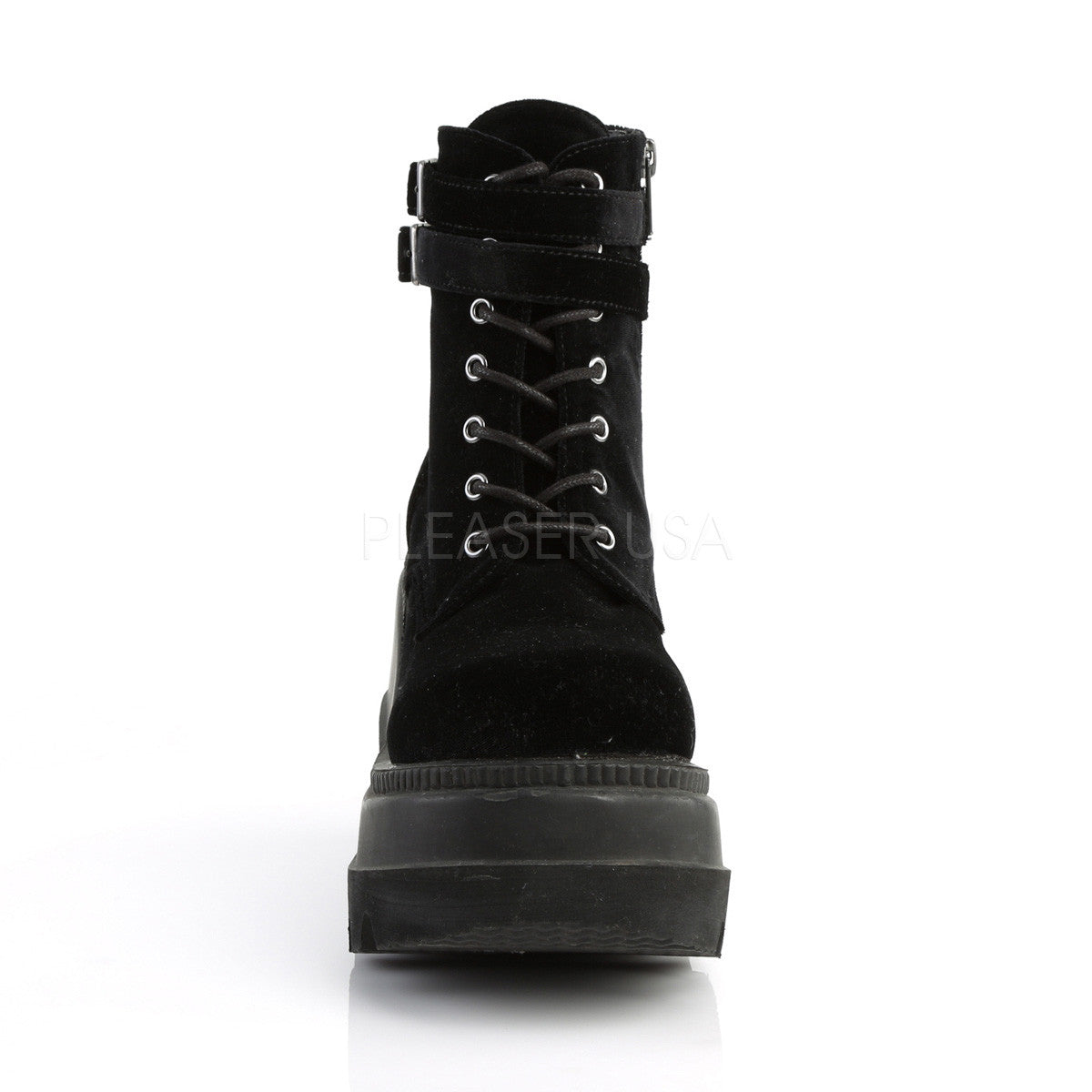 4 Inch Heel SHAKER-52 Black Velvet