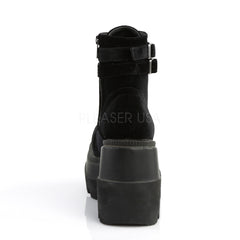 4 Inch Heel SHAKER-52 Black Velvet