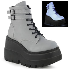 4" Wedge SHAKER-52 Gray Reflective