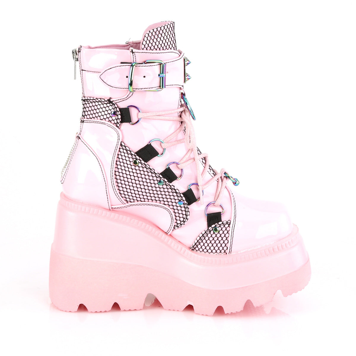4 Inch Wedge Platform SHAKER-60 Baby Pink