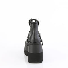 4 Inch Platform SHAKER-62 Black Pu