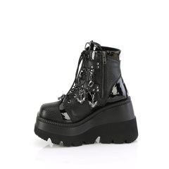 4 Inch Platform SHAKER-66 Black Pu