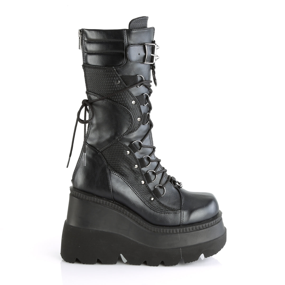 4 Inch Wedge Platform SHAKER-70 Black