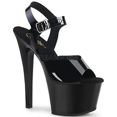 7" Heel SKY-308N Black  Jelly