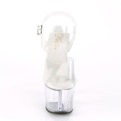 7 Inch Heel SKY-308N-RBH Clear Hologram TPU